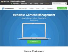 Tablet Screenshot of cloudcms.com